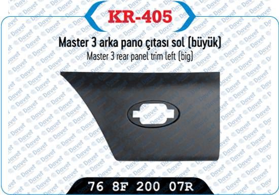 KAYA KR-405 Arka Pano Citasi Sol Buyuk Master Iii